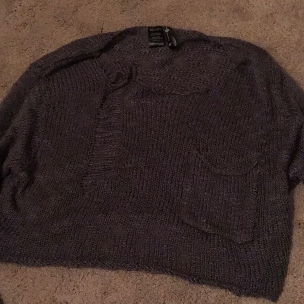 Long sleeve crop top to wear over tank top